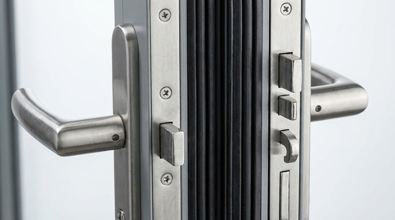 High-Security Multi-Point Lock for Double Doors