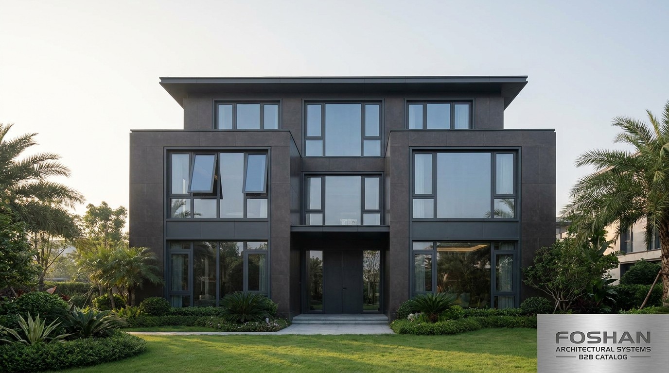 Foshan Premium Aluminum Tilt and Turn Window Scene