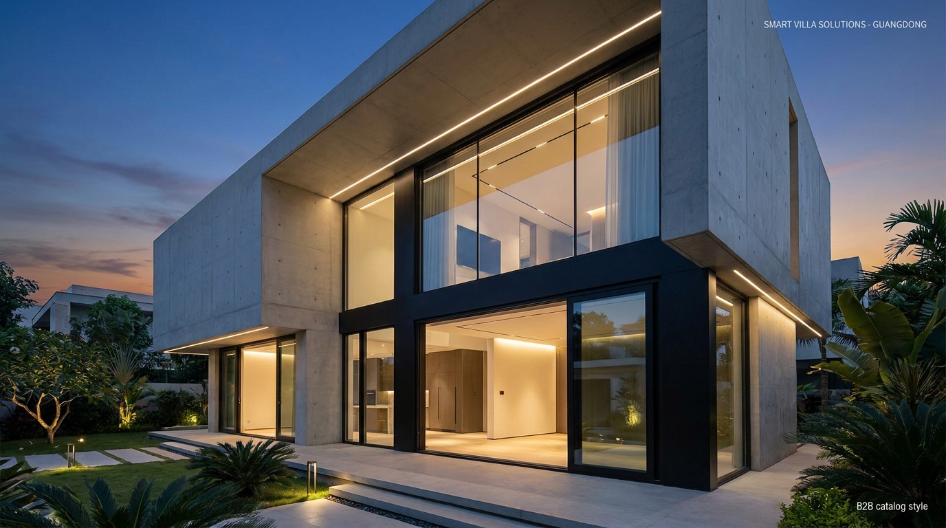 Guangdong Smart Villa Aluminum Intelligent Electric Window