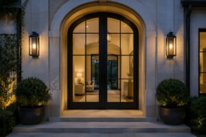China Energy Saving Thermal Break Aluminum Casement Door Manufacturer Wholesale Price List