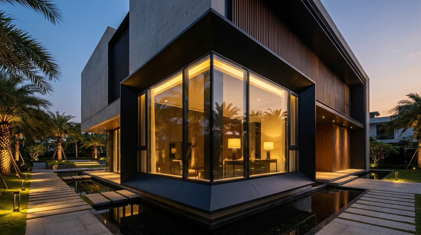 Guangdong Thermal Break Aluminum Bay Window Scene