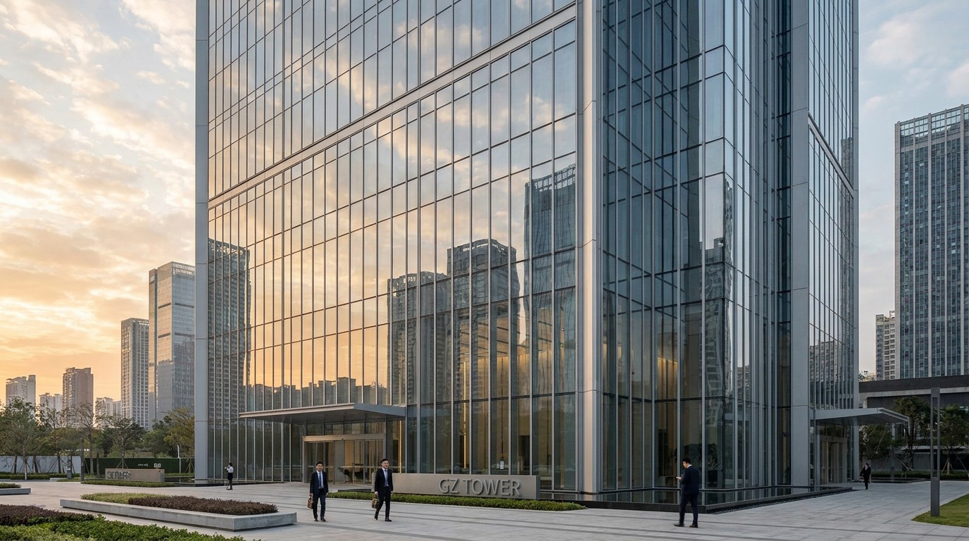 Guangzhou Custom Wholesale Aluminum Curtain Wall Scene