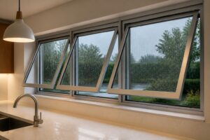 Awning Windows in China: Hinge Load Classes for Aluminum Glass Rain Ventilation
