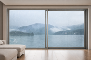 Drained and Ventilated Water Tightness in Aluminum Glass Sliding Windows in China