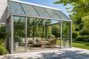Solar Gain Ventilation and Shading for Aluminum Glass Sunrooms in China