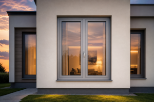 Aluminum Glass Tilt Turn Windows in China: Cylinder and Hinge Security