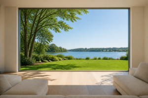 NFRC SHGC and Visible Transmittance for Aluminum Glass Picture Windows in China