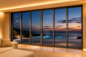 Anti-Lift and Interlock Security for Aluminum Glass Sliding Doors in China